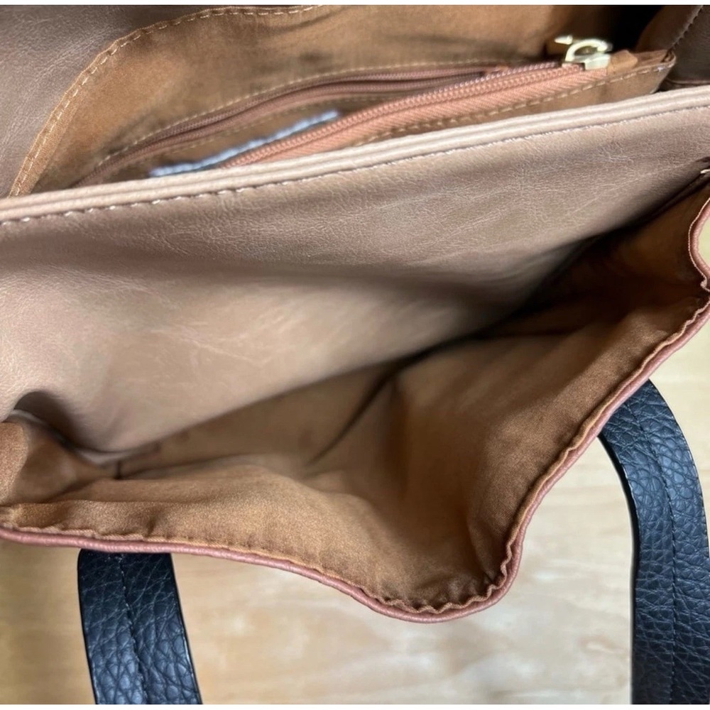 Relic Make Today Great Bag preppyOf Brown Snap Tote Purse Bag - Picture 10 of 11